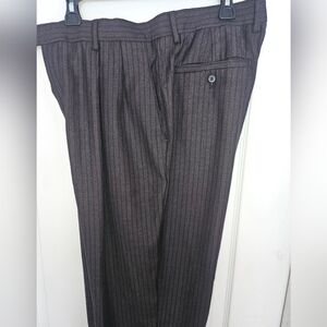 Louis Raphael Tailoted Men's Striped Gray Pants 34x32